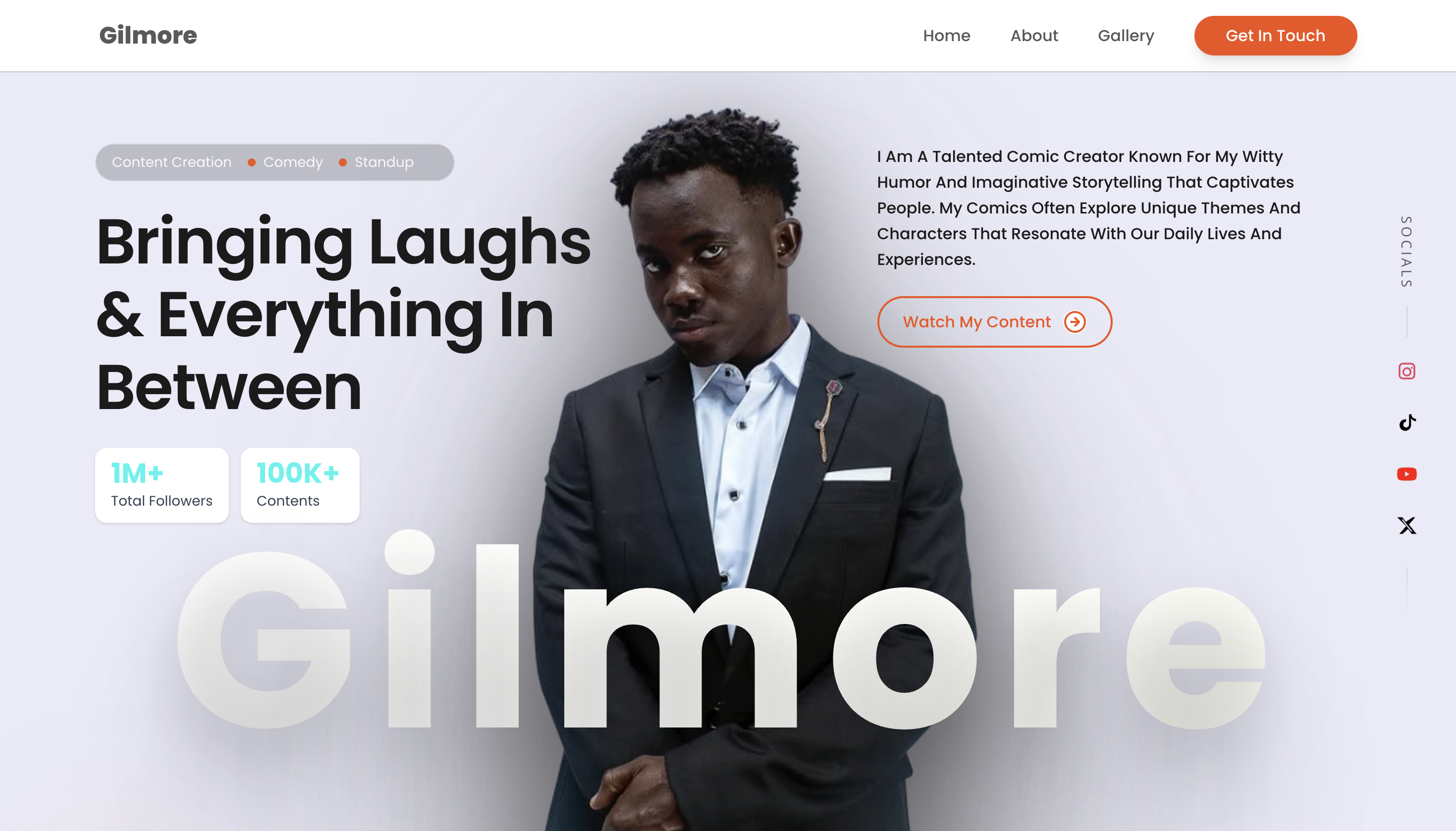 Gilmore Website